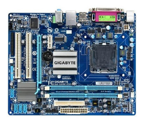 Kit Motherboard Gigabyte G31m-es2c 775 / Ddr2 +dual Core 3.2 (Usado)