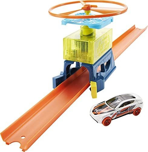 Hot Wheels Track Builder Drone Liftoff Pack Plataforma Para