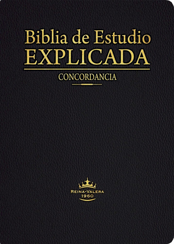 Libro: Biblia Estudio Explicada (piel Especial Negra) (sp