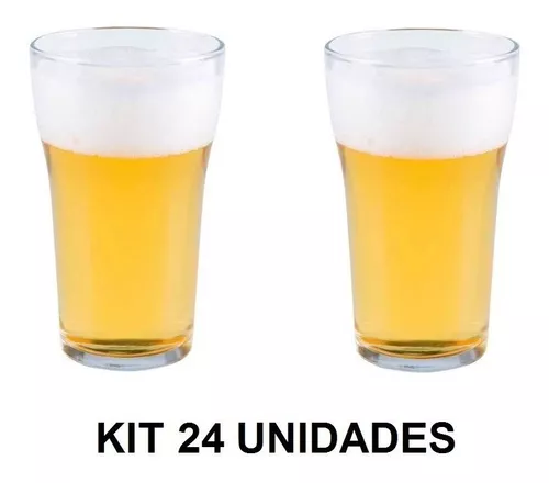 Jogo de Copos Boteco Nadir com 24 Unidades 200ml