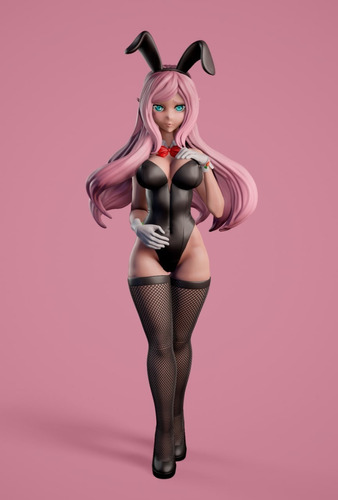 Archivo Stl Impresión 3d - Bunny Girl - Pin Up