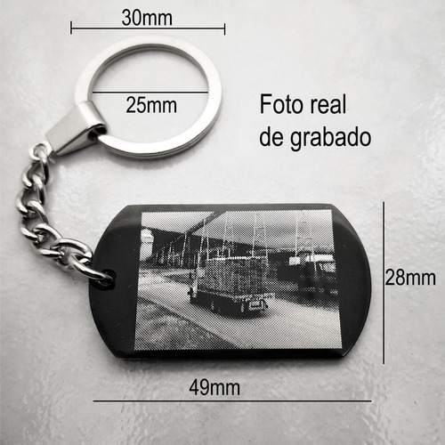 Imagen 3 de 10 de 10 Llaveros Acero Promocional Empresa Grabado Láser M1057/58