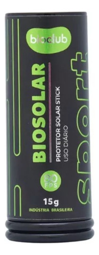 Protetor Solar Stick Biosolar Sport 80fp Bioclub 15g