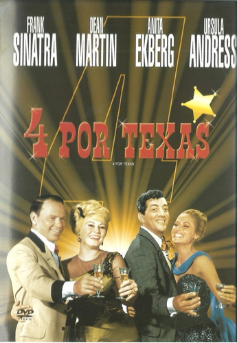 4 Por Texas | Dvd Frank Sinatra Película Nuevo