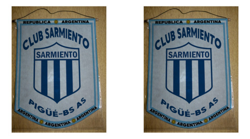 Banderin Grande 40cm Sarmiento De Pigüé