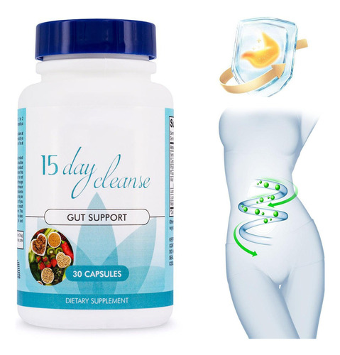 15 Day Gut Cleanse - Gut And Colon Support (1pcs)