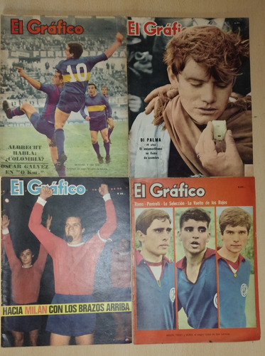 Lote De 4 Revistas El Gráfico Del Año 1964