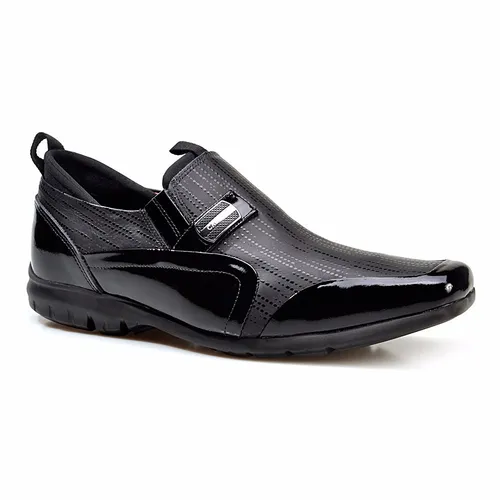 Sapato Social Masculino Calvest 360 Couro Forro Em Neoprene