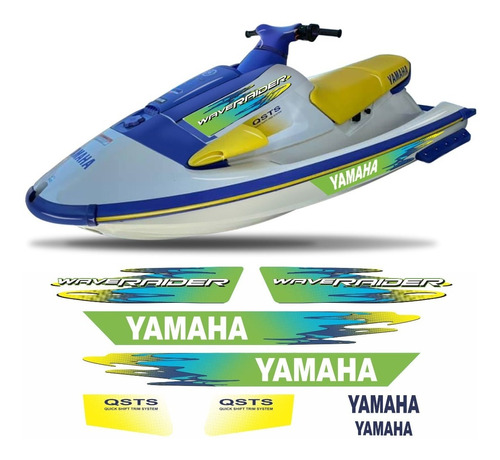 Kit Adesivos Compatível Com Yamaha Jet Ski Wave Raider Kit43