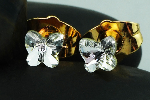Imagen 4 de 8 de Aretes Pendientes Broqueles Oro 18k Mama Regalo Joyería Lujo