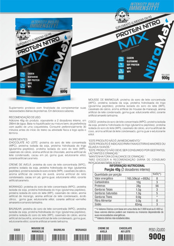 Whey Protein Nitro Mix Refil 900g - Nitromax
