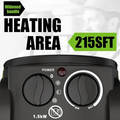 Estufa Cañon Calor Economico Programable Muy Segura Con Gtia Negros