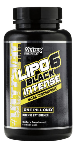 Lipo 6 Black Intense Ultra Concentrate Nutrex Research 60 C.
