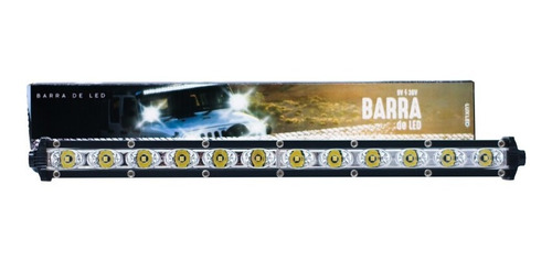 Barra Led Ultra Slim 36w 12 Led 33cm Spot Cuatri 4x4 Premium