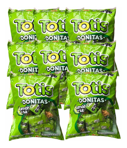 Totis Limón Y Sal Chicharrón Pack 240 Pz De 20 G C/u