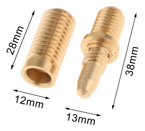 Tornillo Para Junta De Taco De 13 Mm X 38 Mm 12 Mm X 28 Mm