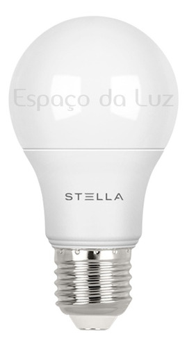 Lâmpada Led Bulbo A60 7w 3000k Branco Quente - Stella