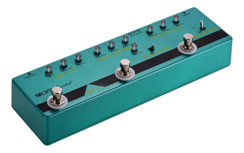 Hefu Pedal De Guitarra Multi-efeitos Tamanho Compacto Para