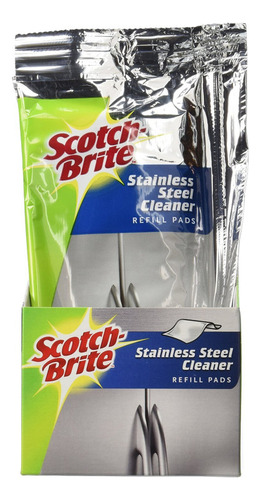 Almohadilla De Recambio De Acero Inoxidable Scotch-brite 3m