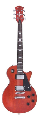 Guitarra elétrica Strinberg LPS Series LPS260 les paul de  mogno mahogany satin fosco com diapasão de madeira técnica