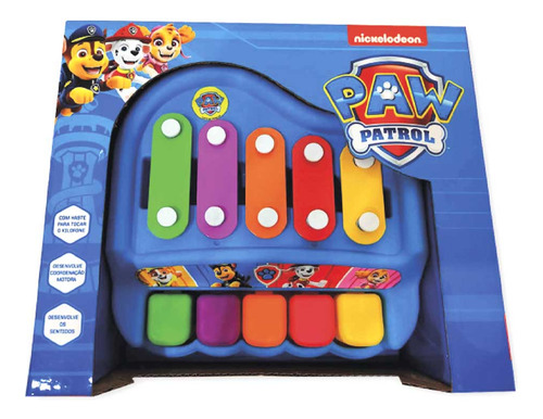 Piano Xilofone Infantil - Patrulha Canina - Yes Toys