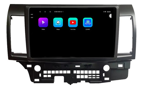 Central Multimidia Lancer 09/15 9p Android 2gb 64gb Carplay