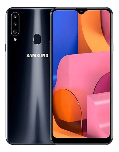 Samsung Galaxy A20s 32 GB preto 3 GB RAM - Bom (Recondicionado)