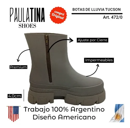 Botas de lluvia con plataforma new arrivals