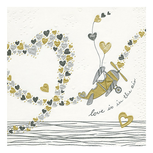 Servilleta 33x33 Love Is In The Air