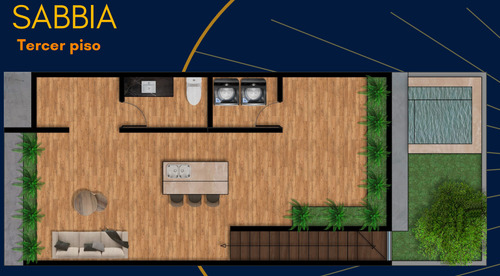 Townhouse(2r+r) En Venta En Sabbia En Temozón Norte