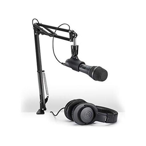 Kit Micrófono Usb Podcast Audio-technica Con Auriculares