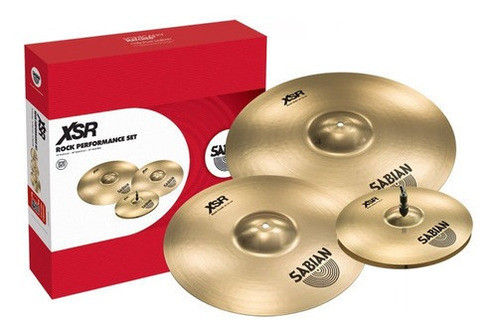 Set Platillos Xsr Rock Sabian Xsr5009b + Envío Express