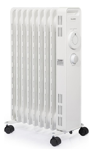 Estufa Eléctrica James - Radiador Aceite 2000w Blanco Ra G2