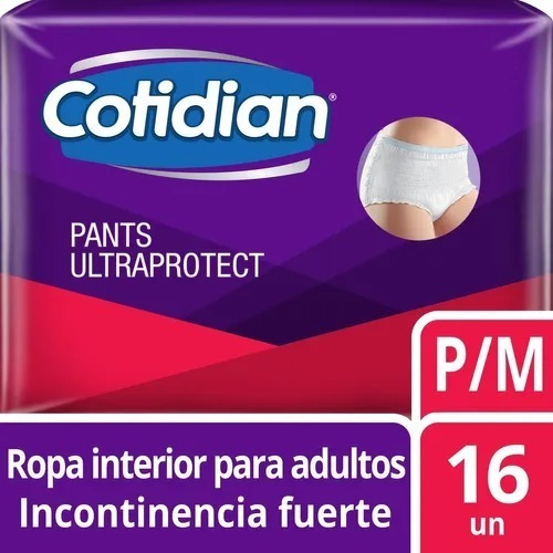 Pants Cotidian Ultra Protect Incontinencia Fuerte 1 Pqte P/m