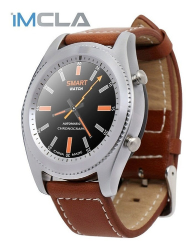Smartwatch Reloj Inteligente S9 (alta Gama) Cafe Cuero