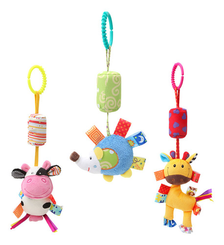 Colgante De Peluche Modelo Stroller, 3 Unidades