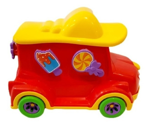 Rivaplast 673 auto de encastre dulceria animada calesita Multicolor