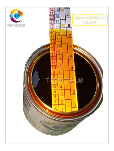 Imagen 7 de 9 de Pintura Candy Bicapa X 1 Lt. Dorado