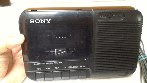 Casette Player Sony Tcm-818 Grabadora 