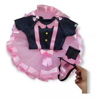 Roupa Mundo Bita Infantil Bory Com Cartola Fantasia Menina