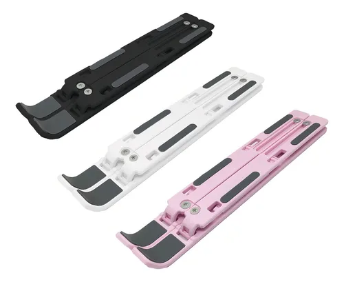 Soporte ajustable para notebooks y netbooks con 10 posiciones Genérica Soporte Genérico Blanco