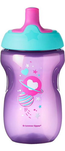 Vaso Antiderrame Tommee Tippee Sportee +12m 10oz Color Morado