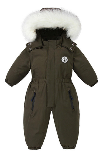 Trajes De Nieve De Una Pieza Para Niñas Y Niños, Monos De Es