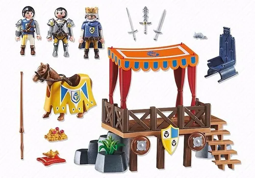 Playmobil 6695 Super 4 Tribuna Real Con Alex - Mundo Manias