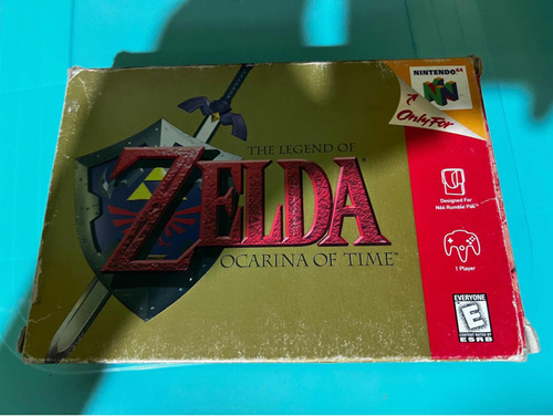 The Legend Of Zelda Ocarina Of Time N64 Nintendo Solo Caja