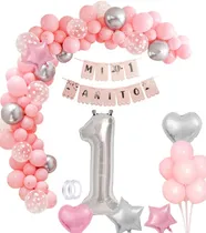Comprar Combo Cumple Primer Añito 1 Año Arco Globos\u002Fnumero\u002Fbanderin