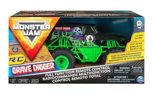 Monster Jam Radio Control Grave Digger - Escala 1/24 