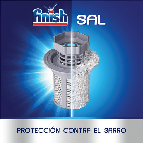 Imagen 5 de 6 de Finish Sal Especial Lavavajillas Automático 2 K X 2 Unidades