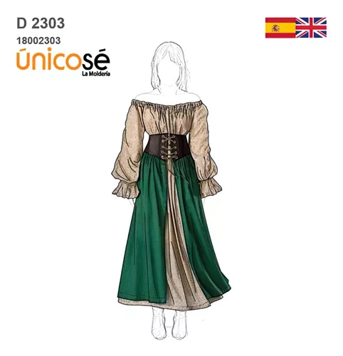 Vestido Medieval MM194