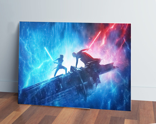 Cuadro 283 Star Wars 5 40x53 Mdf Memoestampados